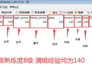 武器、防具、首饰熟练度快速满级的方法